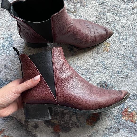 💜 Acne Jensen pebbled leather booties - Picture 6 of 6